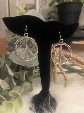 Peace Sign Earrings